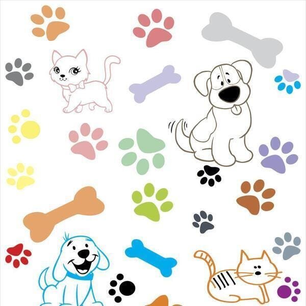 Papel De Parede Adesivo Animais 09 - 0,58X2,5M - 1