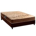 Ver imagem 1 de Conjunto Box Viúva: Colchão Espuma D28 Confort + Base Crc Suede Brown (128x188)
