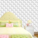 Ver imagem 6 de Papel De Parede 3D Circulos Estrela Adesivo Decorativo Sala