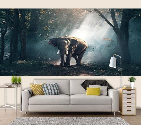 Papel De Parede 3D Animais 0033 (3.0M X 2.0M) - 1