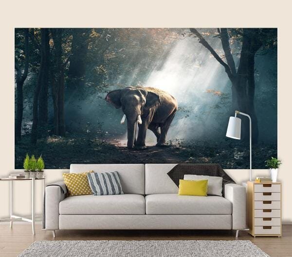 Papel De Parede 3D Animais 0033 (2.50M X 1.50M) - 1