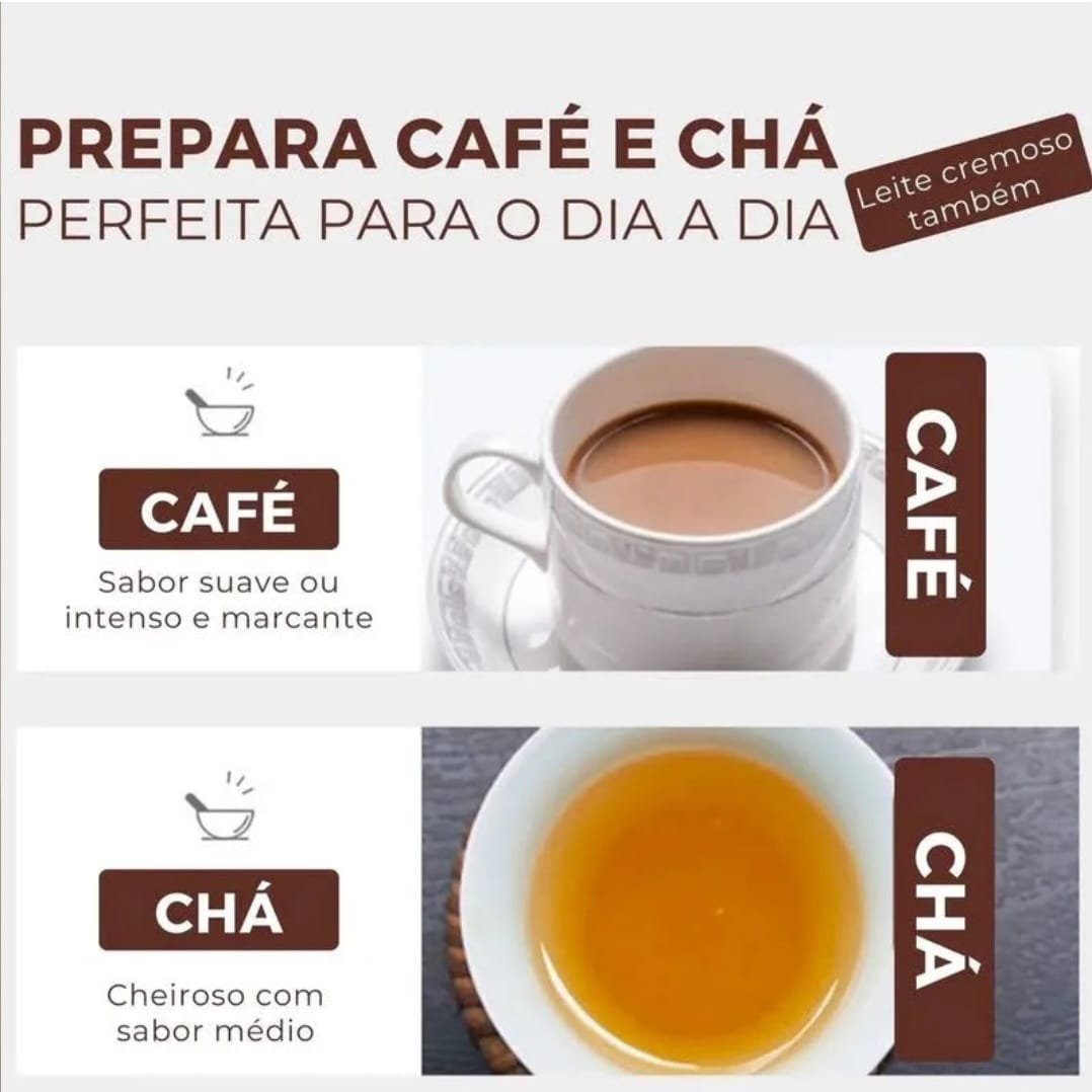 Cafeteira Prensa Francesa Cremeira Café Leite Chá 600ml - 8