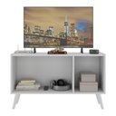 Ver imagem 4 de Rack Tv até 32 Polegadas Retrô com Espelhos Mp1078 Branco Branco