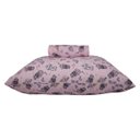 Ver imagem 3 de Jogo de Lençol Solteiro Kazzavip Malha Misto 70% Algodão e 30% Poliéster Estampado com Elástico 2 Pe