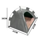 Ver imagem 4 de Tenda Portatil Caminha Gato Cachorro Pet Animais Cabaninha Casinha Dobravel Arranhador Rasqueavel Bi