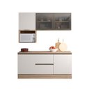 Ver imagem 4 de Cozinha Moderna Compacta 180cm 5 Peças Etna Poliman Móveis