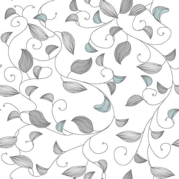 Papel De Parede Adesivo Floral 0099- 3M X 0,58Cm - 1