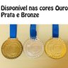 Kit 80 Medalhas de Honra Ao Mérito Ouro Prata Bronze 3,5cm Prata - 7