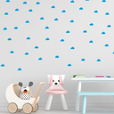 Ver imagem 1 de Adesivos de Parede Infantil Azul Claro Decoração Quarto Menino 100un