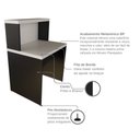 Ver imagem 2 de Balcão de Atendimento para Recepção 80cm