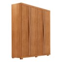 Ver imagem 2 de Guarda-Roupa Solteiro 100% MDF 4 Portas e 2 Gavetas com Pés Multimóveis CR35521 Madeirado