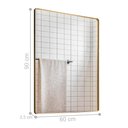 Ver imagem 2 de Espelho Vintage Decorativo Cecília Dourado