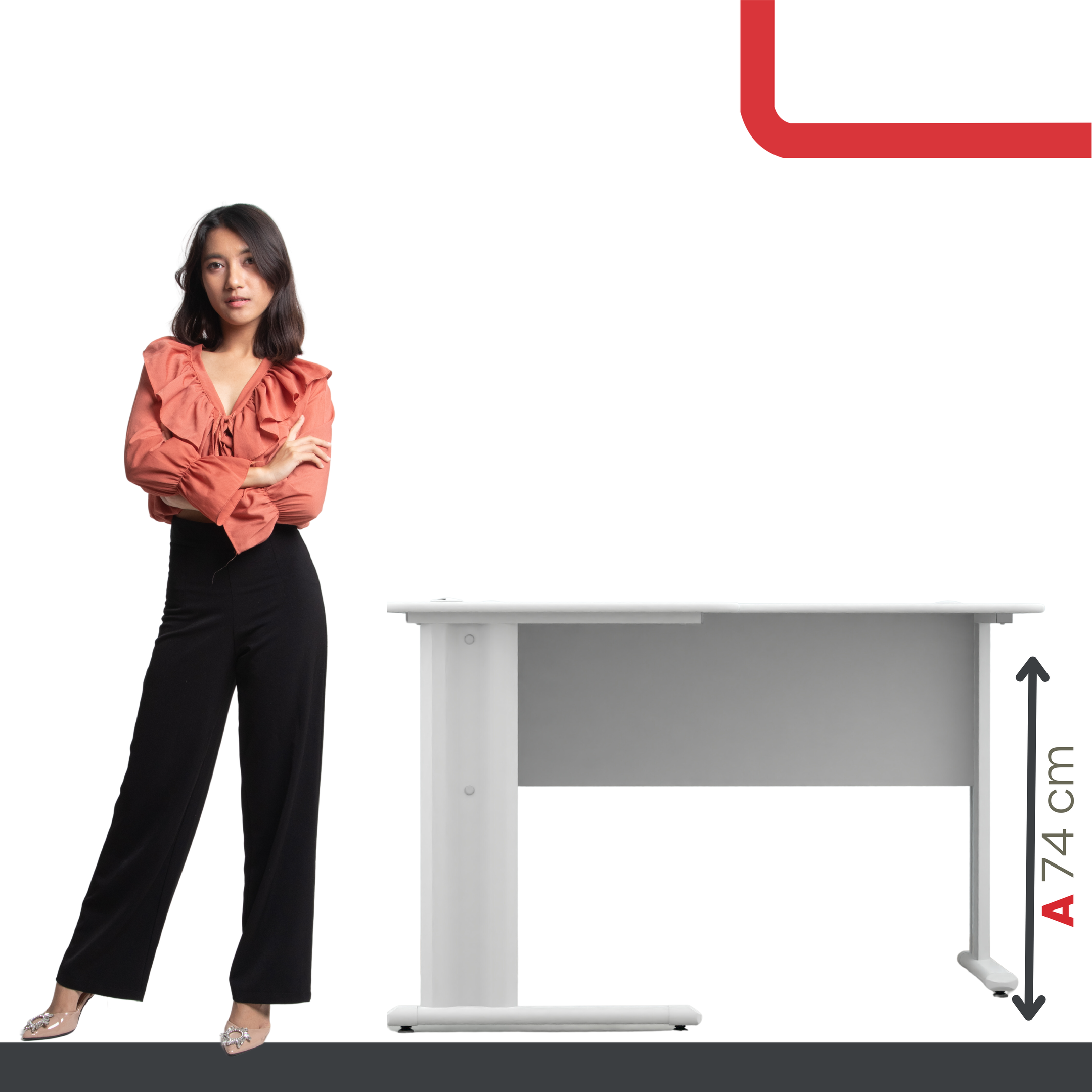Mesa para Escritório em L Maxxi  - 4