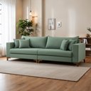 Ver imagem 1 de Sofá 3 Lugares 4 Almofadas Madri Estofados Martins