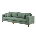 Ver imagem 2 de Sofá 3 Lugares 4 Almofadas Madri Estofados Martins