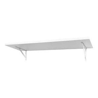 1 Prateleira Mdf 15mm Branco 60x30 + Mão Francesa:branco