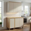 Ver imagem 1 de Kit Cozinha Modular 120cm 4 Peças Completo