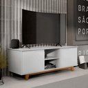 Ver imagem 1 de Rack Balcão Sala Tokyo Branco