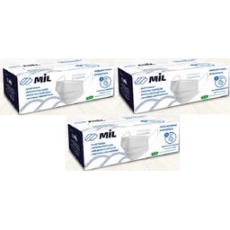 Máscara Descartável Tripla Proteção Clipe Nasal 3 Cx 50 Uni - 2