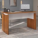 Ver imagem 2 de Mesa para Escritório Home Office 125cm Corp A06 Freijó/branco - Mpozenato
