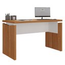 Ver imagem 1 de Mesa para Escritório Home Office 125cm Corp A06 Freijó/branco - Mpozenato