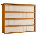 Ver imagem 1 de Cômoda para Quarto com 8 Gavetas 136cm Avila Off/cinamomo Z10 - Mpozenato