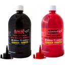 Ver imagem 1 de Kit 2L de tinta de pincel de quadro branco preto e vermelho