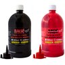 Kit 2L de tinta de pincel de quadro branco preto e vermelho - 1