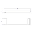 Ver imagem 2 de Porta Toalha Parede 30cm Deca Versa Cromado 2040.c31.030