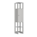 Ver imagem 1 de Closet com 1 Porta Contendo 2 Prateleias e 3 Nichos Externos Yes Nova Mobile Branco
