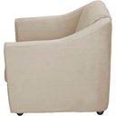 Ver imagem 6 de Kit 12 Poltronas Mila Pé de Plástico Cromado - Bege Suede