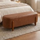 Ver imagem 2 de Puff Recamier Organico Imperial 160 cm Corino Avelã Camel Impo
