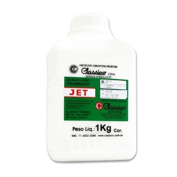 Resina Acrílica Autopolimerizável Jet Pó -Incolor - 1