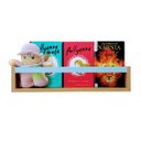 Ver imagem 2 de Nicho Organizador de Livros Brinquedos Quarto Infantil Prateleira Livreiro Mdf Madeira 55cm:azul Cla