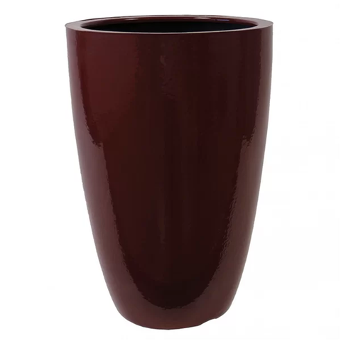Vaso Japi Fibra Vidro Moderno 38 Vermelho