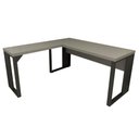 Ver imagem 3 de Mesa de Escritório em L Linha Industrial Metalon Tampo 40mm 
