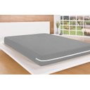 Ver imagem 2 de Kit 2 Capas Protetora Colchão Solteiro Poliester Cinza