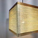Ver imagem 4 de Luminária Teto Pendente Lustre Madeira Rústica Sisal Retrô