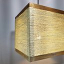 Ver imagem 4 de Luminária Teto Pendente Lustre Madeira Rústica Sisal Retrô