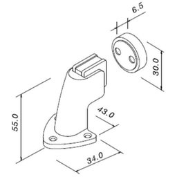Prendedor Porta Magnético 808 Zamack Antique - 3