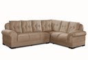 Ver imagem 2 de Sofá de Canto Rubi 5 Lugares Suede 2,67x2,02m Base Removível Sofá Casa