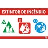 Extintor Pó Químico Abc 4kg Suporte de Parede 1 ano de Vali - 2