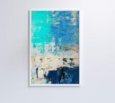 Ver imagem 7 de Quadro Abstrato Predominação Azul - 80x120 Cm - Tecido Canvas