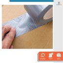 Ver imagem 5 de Kit 5 Fita Adesiva Silver Tape Cinza 48mm x 10 Metros - Starfer