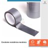 Kit 5 Fita Adesiva Silver Tape Cinza 48mm x 10 Metros - Starfer - 3