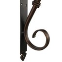 Ver imagem 4 de Puxador de Ferro Reforçado Modelo Rococó Artesanal Para Porta - Verniz
