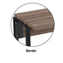 Ver imagem 4 de Complemento da Mesa Plataforma 134x60 Pe40 Preto-walnut