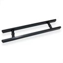 Ver imagem 6 de Puxador de Porta Madeira Vidro 60cm Aço Inox 304 Preto Fosco Brinovar