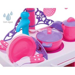 Cozinha Do Castelo Infantil Com Pia E Água Fogão A Lenha - 3