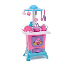 Cozinha Do Castelo Infantil Com Pia E Água Fogão A Lenha - 1